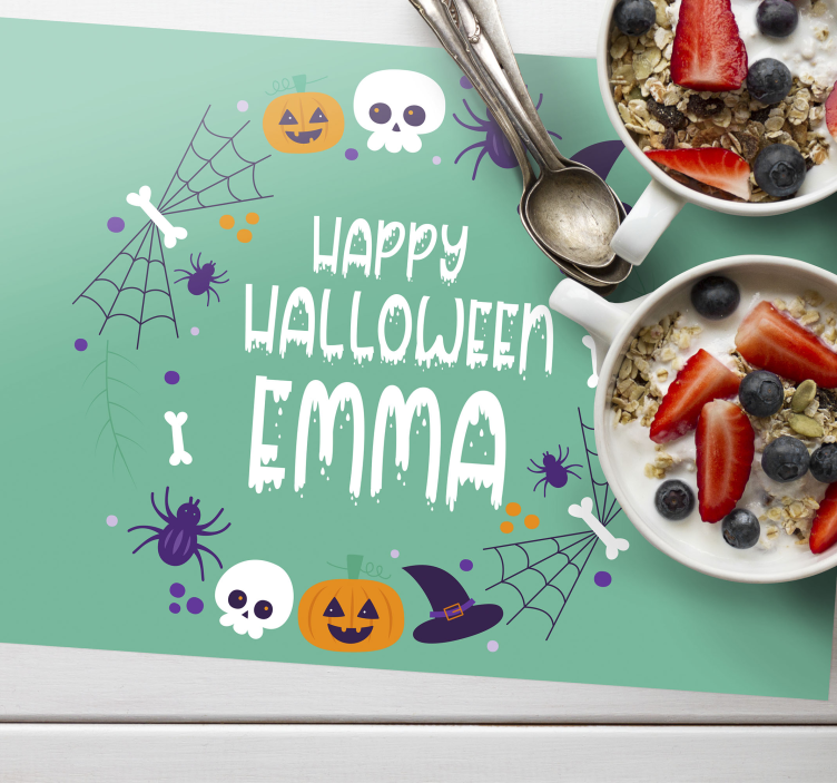 Podkładka na stół halloween w motywie halloweenowym - TenStickers