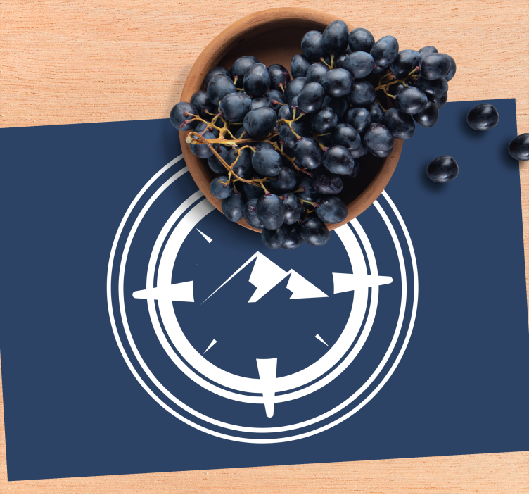 Podkładka na stół nowoczesna kompas górski - TenStickers