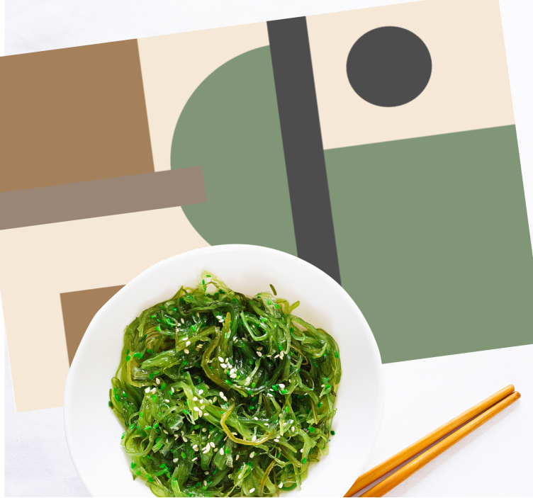 Podkładka na stół nowoczesna kształty geometryczne - TenStickers