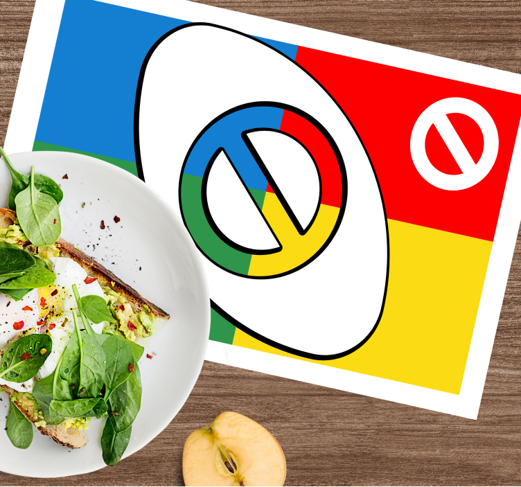 Podkładka na stół nowoczesna w abstrakcyjne kształty - TenStickers