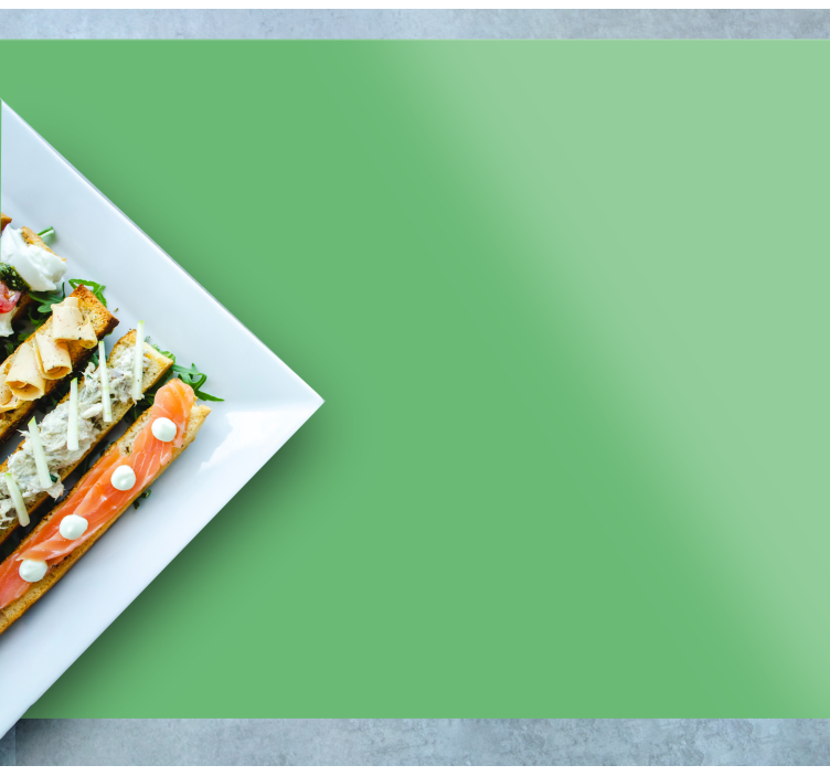 Podkładka na stół nowoczesna w eleganckiej zieleni - TenStickers