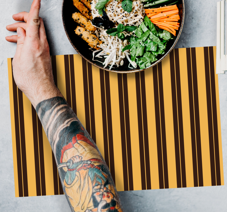 Podkładka na stół nowoczesna w paski - TenStickers