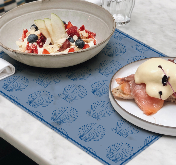 Podkładka na stół oryginalna elegancja muszli - TenStickers