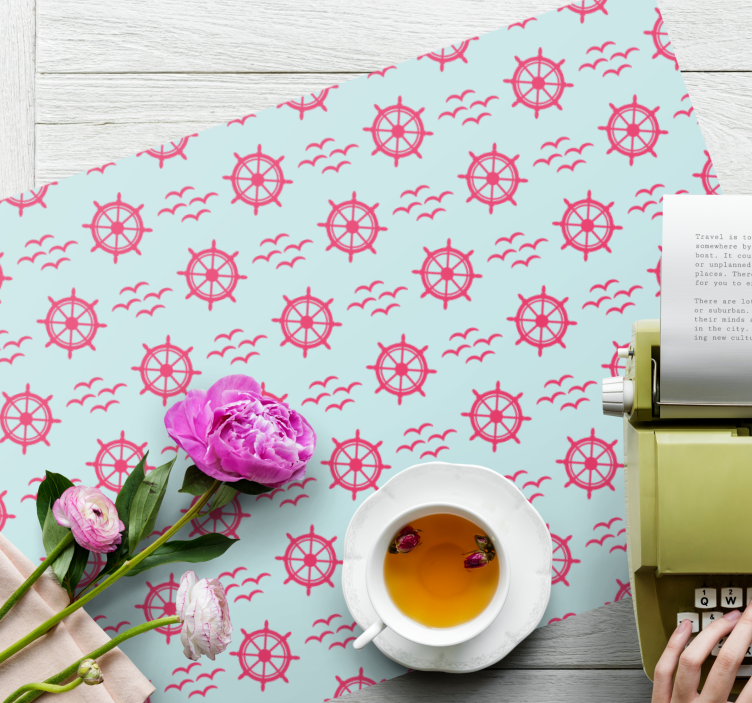 Podkładka na stół oryginalna koło sterowe morskie - TenStickers