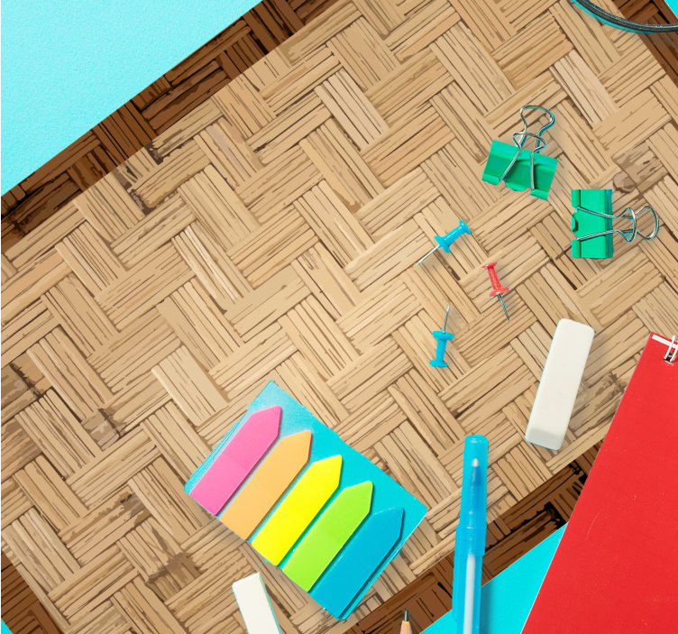 Podkładka na stół oryginalna kolorowe akcesoria biurowe - TenStickers