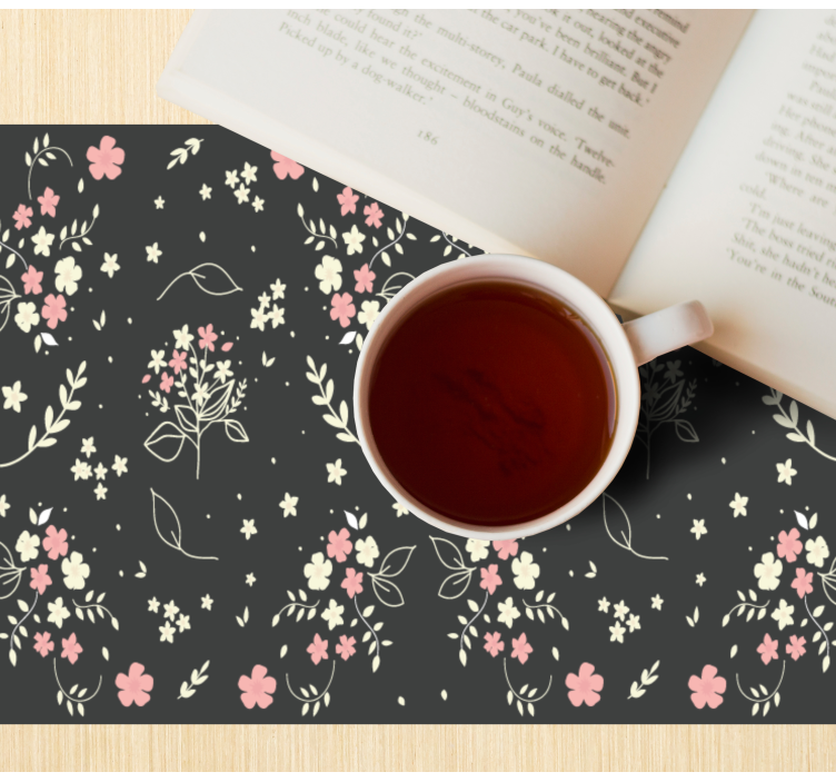 Podkładka na stół oryginalna kwitnąca powierzchnia - TenStickers