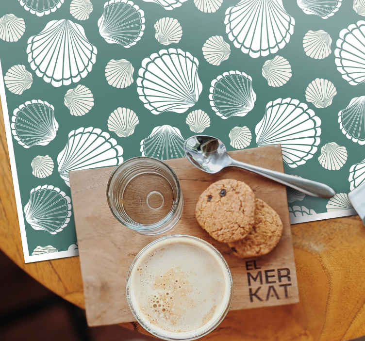 Podkładka na stół oryginalna muszlowe wzory - TenStickers