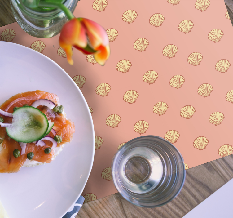 Podkładka na stół oryginalna w muszki morskie - TenStickers