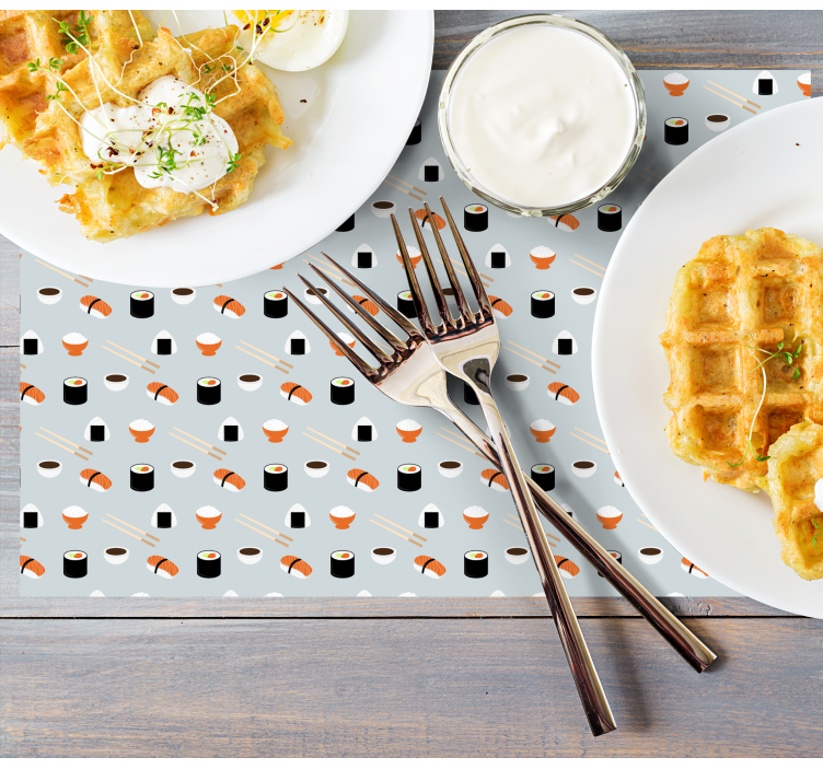 Podkładka na stół oryginalna wzór sushi - TenStickers