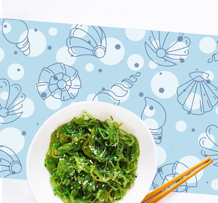 Podkładka na stół oryginalna wzory muszli oceanicznej - TenStickers