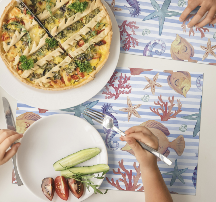 Podkładka na stół oryginalna z motywem podwodnym - TenStickers