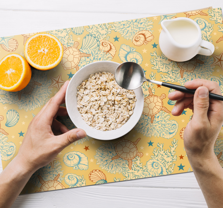 Podkładka na stół oryginalna z muszelkami - TenStickers