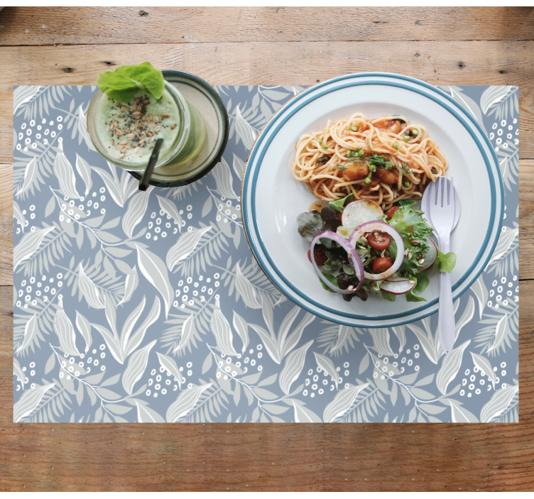 Podkładka na stół z wzorami inspirowanymi kwiatami - TenStickers