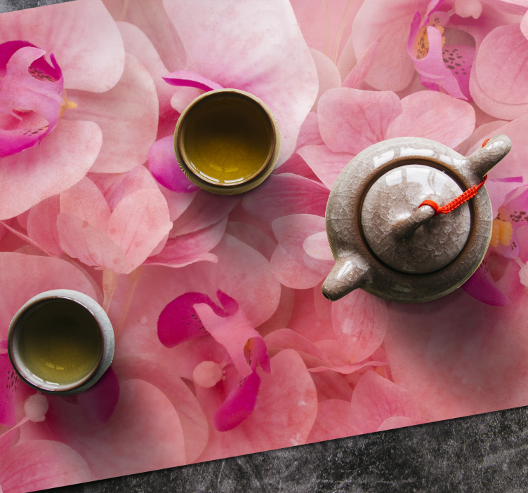 Podkładka na stół z wzorami kwiatowa kompozycja - TenStickers