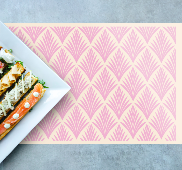 Podkładka na stół z wzorami liści o fakturze - TenStickers