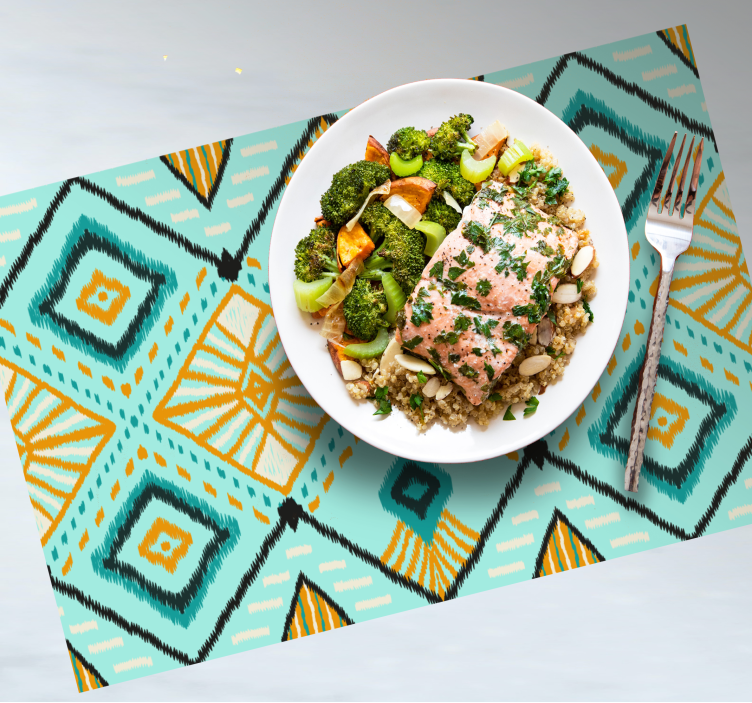 Podkładka na stół z wzorami motyw geometryczny abstrakcyjny - TenStickers