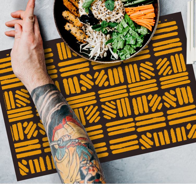 Podkładka na stół z wzorami o fakturowanej powierzchni - TenStickers