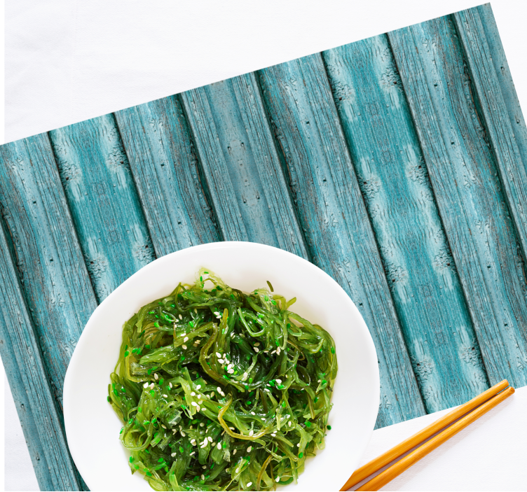 Podkładka na stół z wzorami w drewnianą deskę - TenStickers