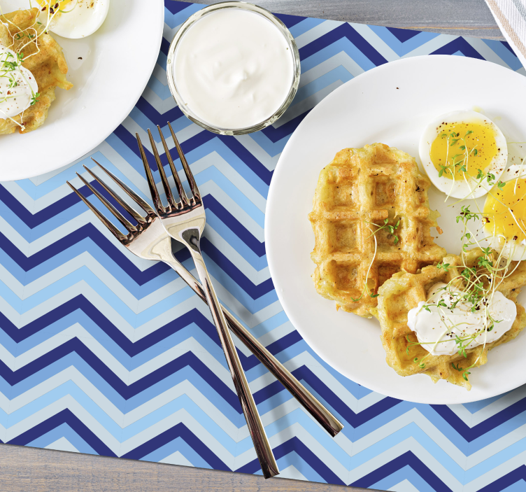 Podkładka na stół z wzorami w jodełkę - TenStickers