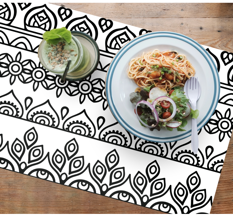 Podkładka na stół z wzorami w motyw roślinny - TenStickers