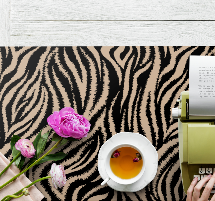 Podkładka na stół z wzorami w zebrę - TenStickers