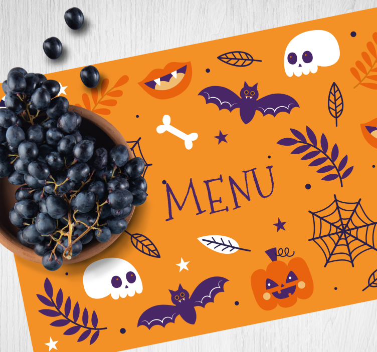 Podkładka na stół Halloween Zabawny projekt Halloween - TenStickers