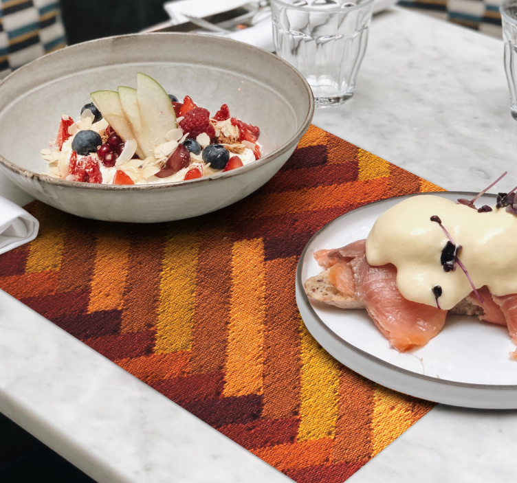 Eleganckie podkładki na stół Nowoczesne linie - TenStickers