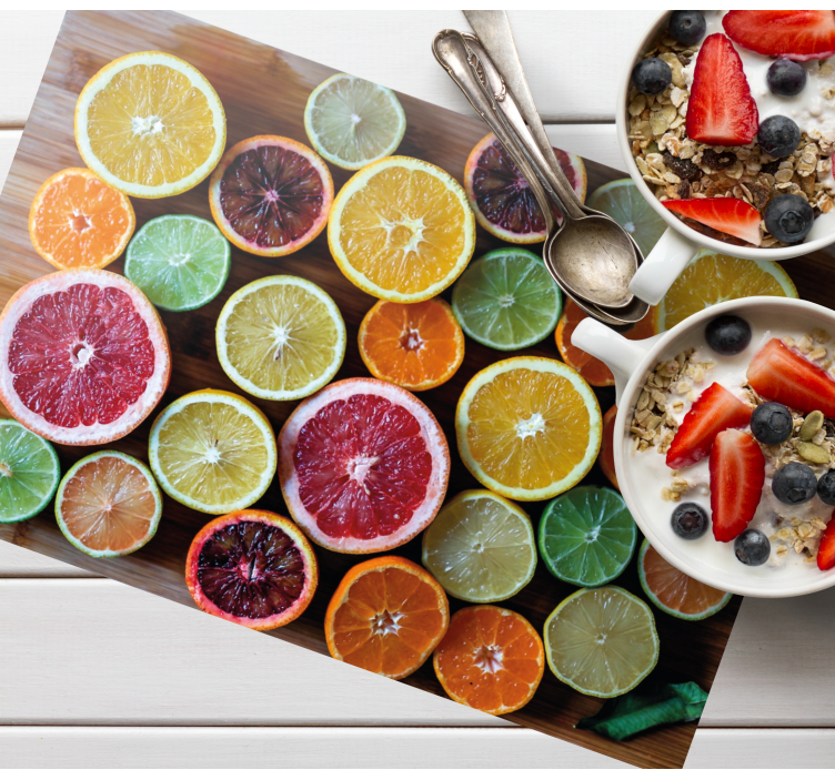 Podkładki na stół do domu Kolorowe pomarańcze - TenStickers