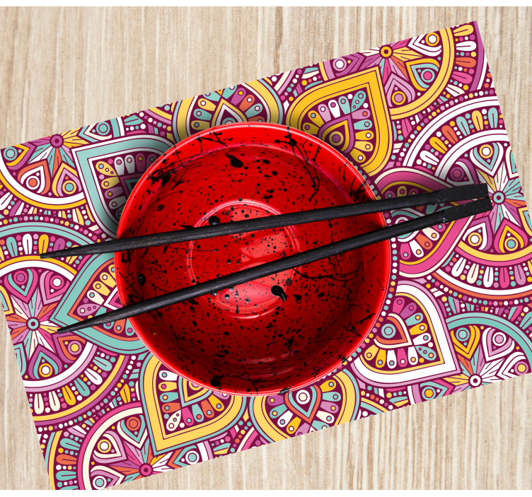 Podkładki na stół do domu Wzory mandali - TenStickers