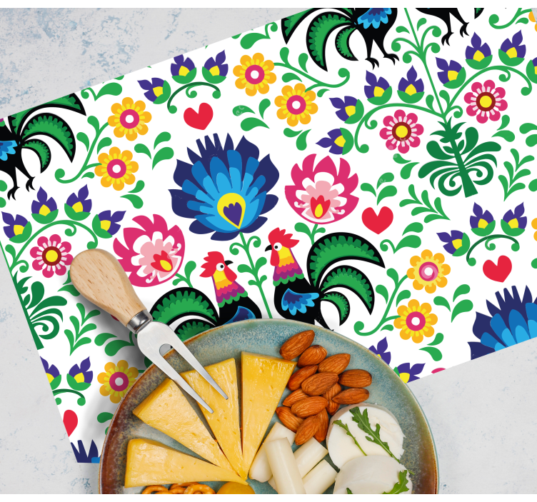 Oryginalne podkładki na stół Polski folk - TenStickers