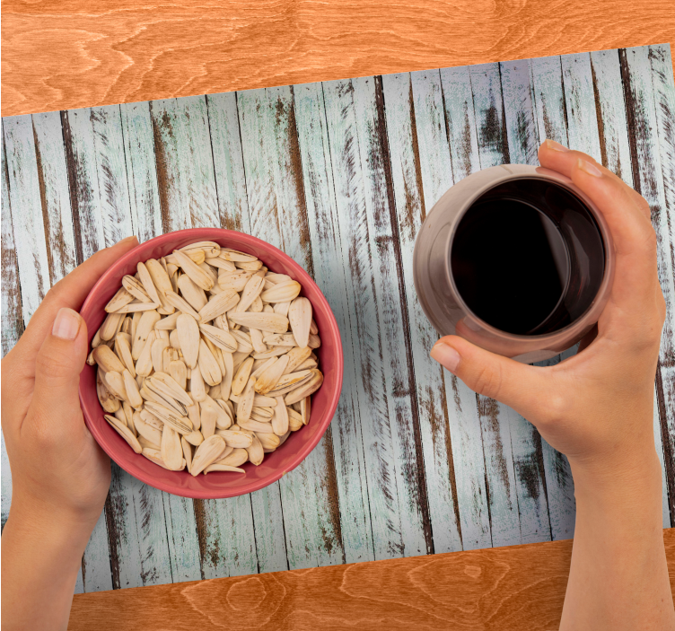 Podkładka na stół z wzorami Rozbiórki drewna - TenStickers