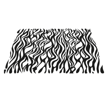 Podkładki pod talerze zebra Paski w tle - TenStickers