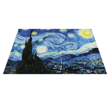 Oryginalne podkładki pod talerze Gwiaździsta noc van gogha - TenStickers