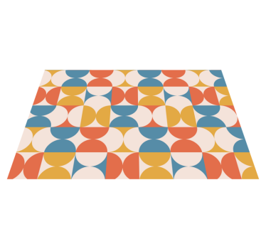 Podkładka na stół nowoczesna kolorowe okręgi geometryczne - TenStickers
