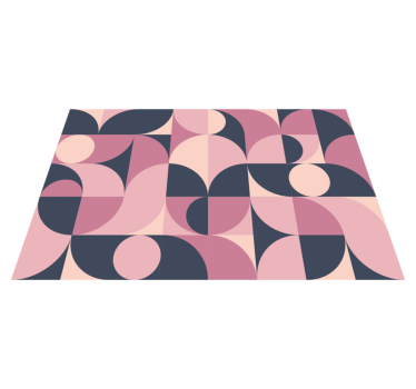 Podkładka na stół nowoczesna wzory geometryczne w łukach - TenStickers