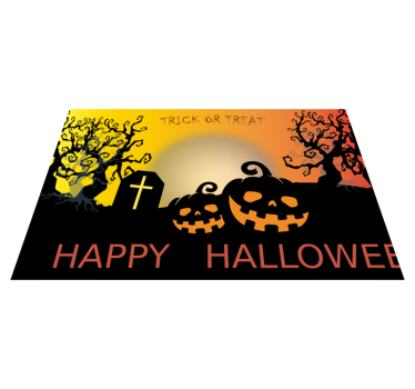 Dynia cmentarz Halloween maty stołowe - TenStickers