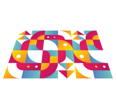 Podkładka na stół nowoczesna odważne wzory geometryczne - TenStickers
