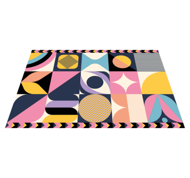 Oryginalne podkładki pod talerze Wiele kształtów geometrycznych - TenStickers