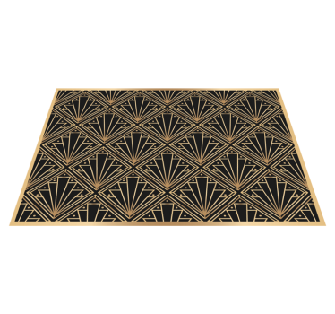 Podkładka na stół z wzorami w stylu art deco - TenStickers