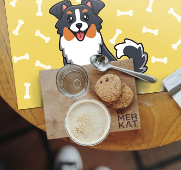 Podkładka na stół dla dzieci z uroczym pieskiem - TenStickers