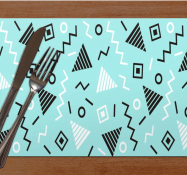 Podkładka na stół nowoczesna kolekcja wzorów geometrycznych - TenStickers