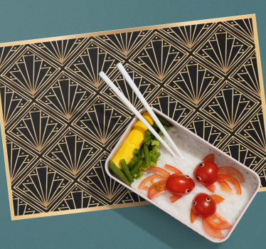 Podkładka na stół z wzorami w stylu art deco - TenStickers