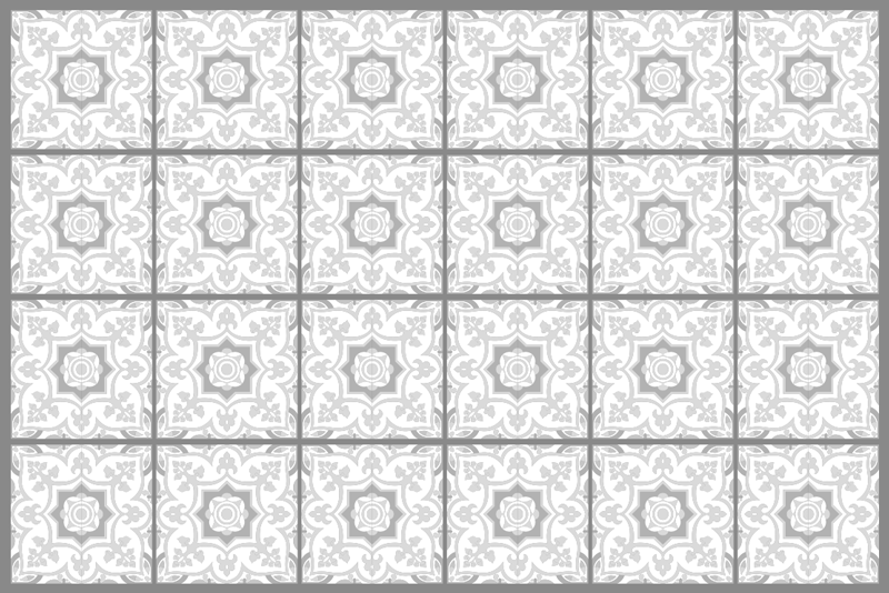 Podkładka na stół oryginalna odcienie szarości - TenStickers