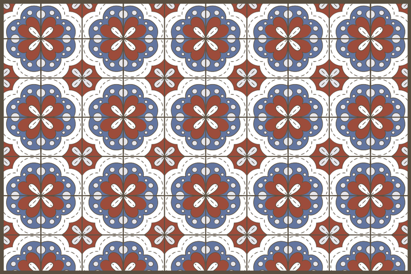 Podkładka na stół oryginalna czerwona hydraulika - TenStickers