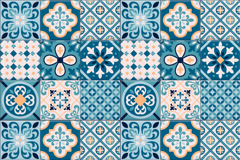 Podkładka na stół oryginalna hydraulika turkusowa - TenStickers