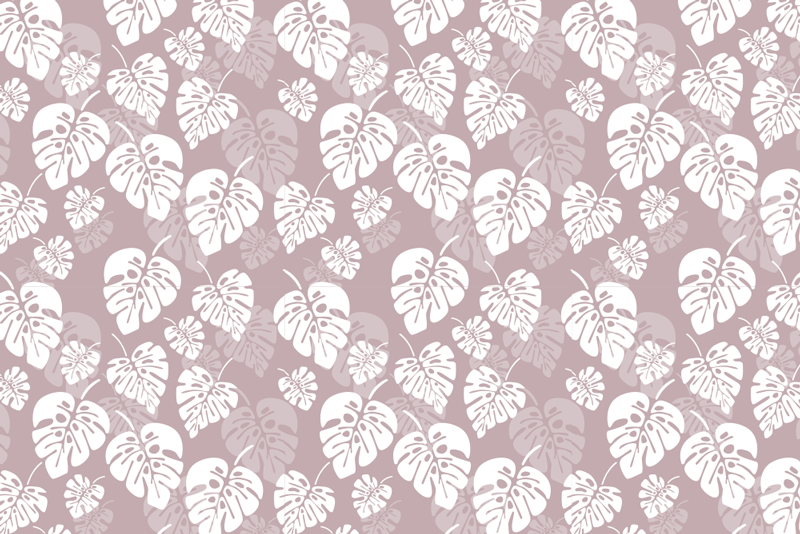 Podkładki na stół kwiatowe liście monstera - TenStickers