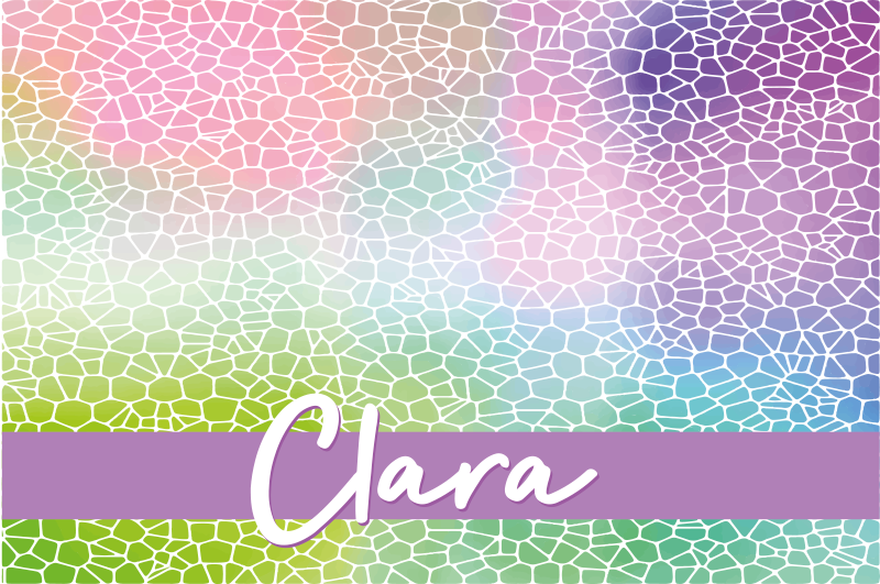 Podkładki na stół Wężowa skóra z imieniem - TenStickers