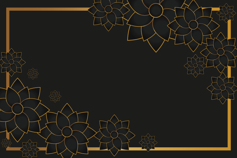 Eleganckie podkładki na stół z roślinami  - TenStickers