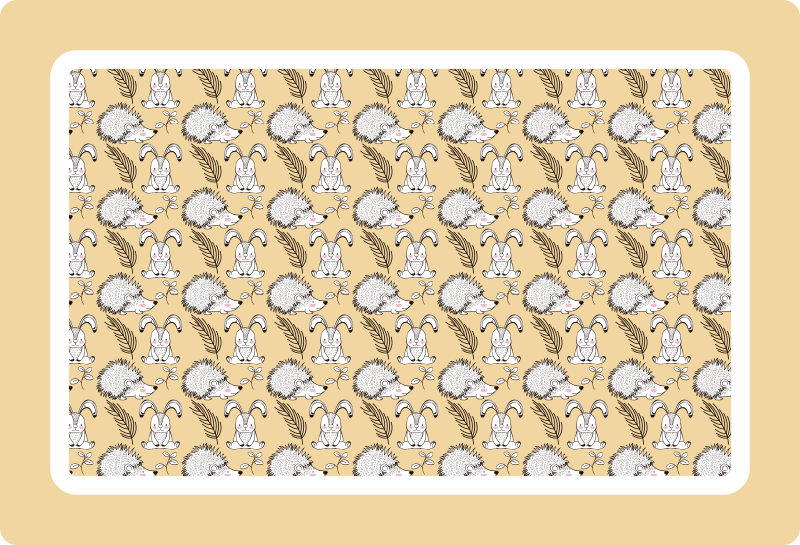 Podkładka na stół dla dzieci z uroczymi postaciami - TenStickers