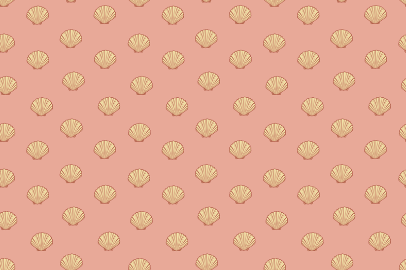 Podkładka na stół oryginalna w muszki morskie - TenStickers